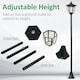 image 3 of Outsunny Solar Torch Lights Outdoor Garden with 6 LED Auto On/Off 6-8 Hours