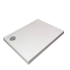 Balterley Square Stone Resin Premium Shower Tray with Corner Waste Position - Balterley