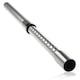 image 1 of SPARES2GO Vacuum Cleaner Adjustable Telescopic Tube Extension Rod Wand Pipe (35mm) Silver