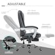 image 4 of Vinsetto Ergonomic Heated 6 Points Vibration Massage Office Chair, Grey