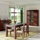 image 4 of Imperial 3 Door Glazed Sideboard in Dark Mahogany Melamine