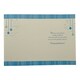 image 2 of On The Birth Of Baby Grandson Teddy Holding Banner Design Congratulations Card