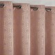 image 4 of Element Geo Thermal Blackout Eyelet Curtains 116cm x 183cm Blush Pink