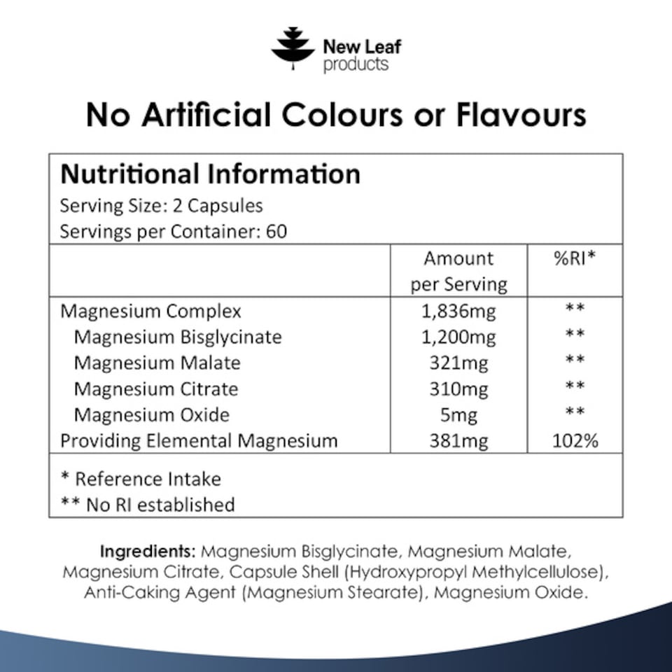 image 1 of Magnesium Complex 4-in-1 1836mg  Glycinate, Citrate, Malate+