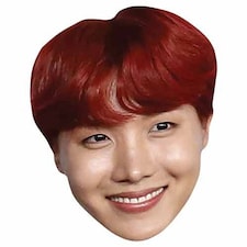 BTS K-Pop J-Hope Jung Ho-seok Cardboard Face Mask