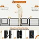 image 5 of Yaheetech 12 Metal Dog Playpen Panels, 80 × 60 cm Black
