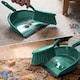 image 7 of Colour Coded Dustpan and Brush Sets Wide Plastic Dustpan with Rubber Lip and Soft Bristle Brush