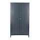 image 4 of Como 2 Door Wardrobe Shaker Style Bedroom Storage Furniture Modern - Painted Pine | Blue | Blue | One Size | 1
