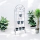 image 1 of Plant Stand - Metal - L38 x W50 x H126 cm - Stone Grey Grey