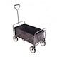 image 1 of Black Heavy Duty Foldable Garden Festival Trolley Cart Wagon Truck