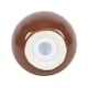 image 3 of Something Different Christmas Pudding Salt And Pepper Shakers - Brown/Green/White - One Size