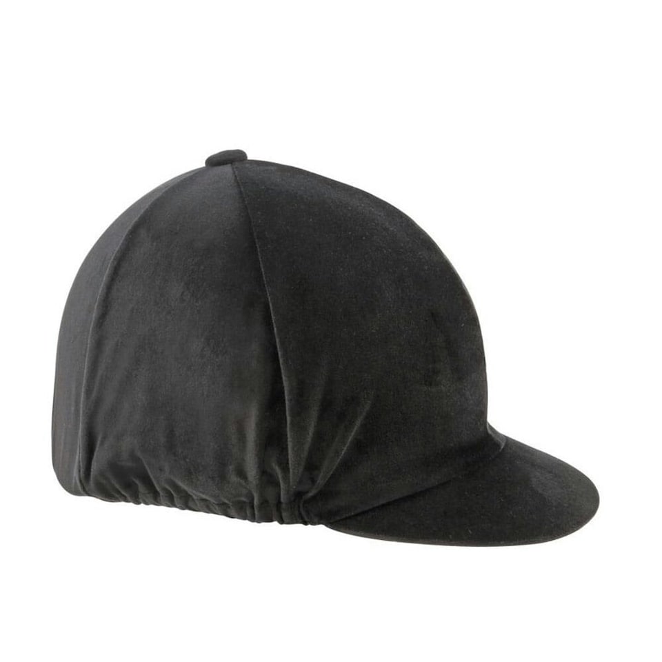Shires Velvet Hat Cover - Black - L | Black | L