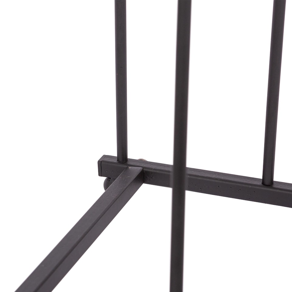 image 1 of Hammer and Tongs Steel Wellington Boot Rack - 4 Pair - Black | Black | Black