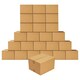 image 1 of 25 x Single Wall 18 x 12 x 12" (457x305x305mm) Strong Cardboard Shipping Boxes For House Moving & Storage Brown