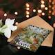 image 4 of Hoppy Cute Bunny Rabbits Flower Meadow Woman Easter Her Card