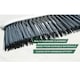 image 7 of Heavy Duty Stainless Steel Broom with Handle Outdoor Garden Hard Bristle Brush
