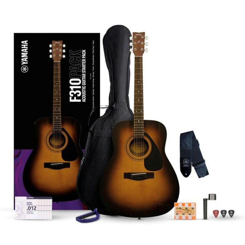 image 1 of Yamaha F310 Acoustic Guitar Pack N/A | Sunburst