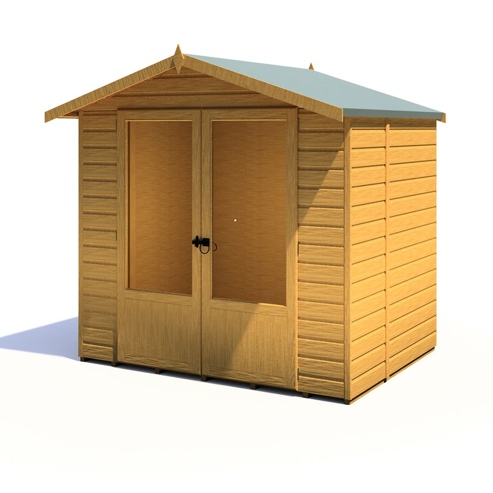 image 1 of Avance Shiplap Summerhouse Garden Sun Room Approx 7 x 5 Feet | Brown