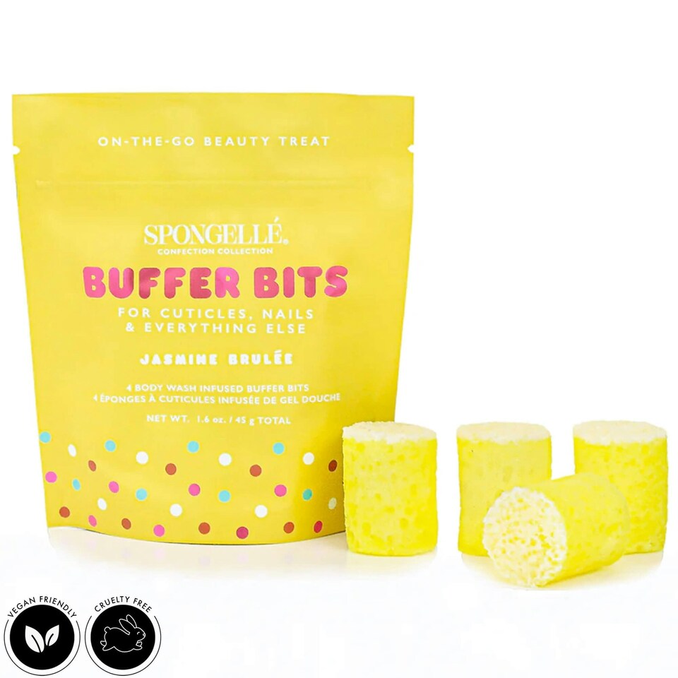 Spongelle Confection Body Wash Buffer Bits Jasmine Brûlée 45g