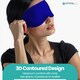 image 5 of 3D Sleep Eye Mask with Adjustable Strap Luxury Blindfold Sleep Mask