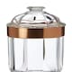 image 4 of Maison by Premier Medium Rose Gold Acrylic Canister