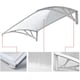 image 6 of Yaheetech 120 cm x 76 cm  Front Door Canopy Outdoor Awning Black White