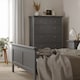 image 8 of Paris Chest of 6 Drawers in Matt Grey