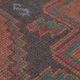 image 3 of KUKOON Deep Red Distressed Tribal Geometric Non Slip Washable Low Pile Runner Rug 60cm x 240cm Red