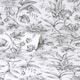 image 2 of NuWallpaper NHS4769 Etched Floral Mono Peel & Stick Wallpaper, Black | Black | Black | 2.86m² | 1