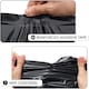 image 5 of KAV Black Mailing Postal Bags 100 Pack - Strong Poly Mailers, Tear Resistant, Waterproof Courier Bag (25 x 42 CM / 10" x 16.5")