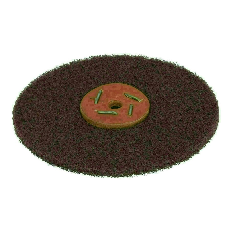 image 1 of Medium Abrasive Scotch Mop Rust Paint Removal Remover Polishing 6" x 1 Row