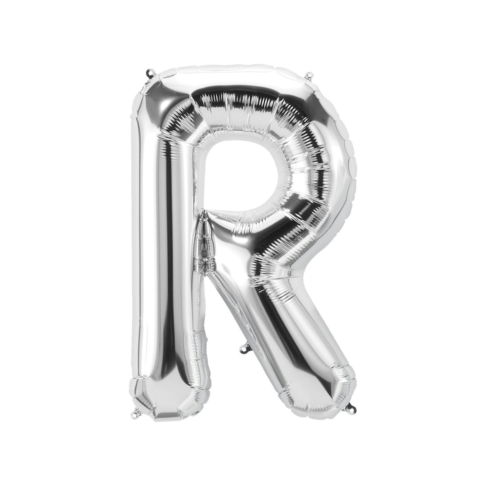 Realmax R Foil Balloon - Silver - One Size