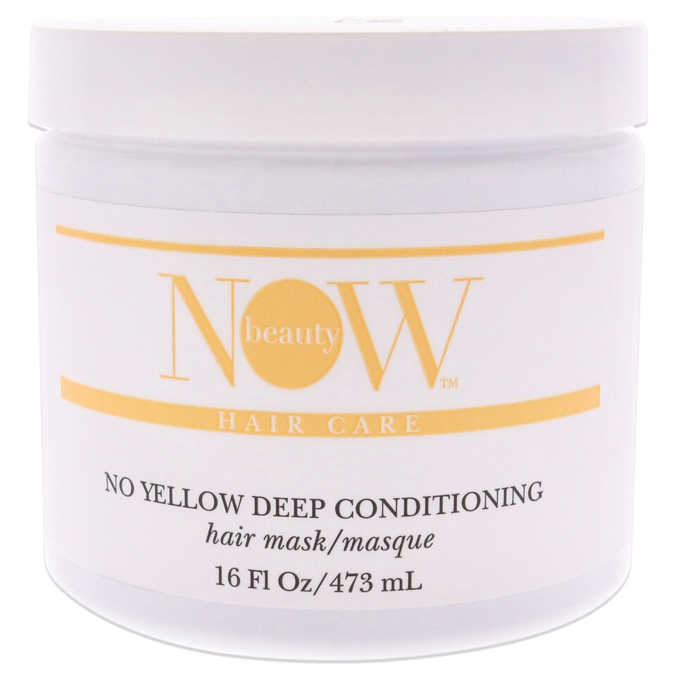 image 1 of Ultra Hydrating No Yellow Hair Mask by NOW Beauty for Unisex - 16 oz Masque