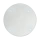 image 4 of Harbour Housewares Round Clear Glass Coasters - 10cm - 6pc Set - Heatproof, Modern Design