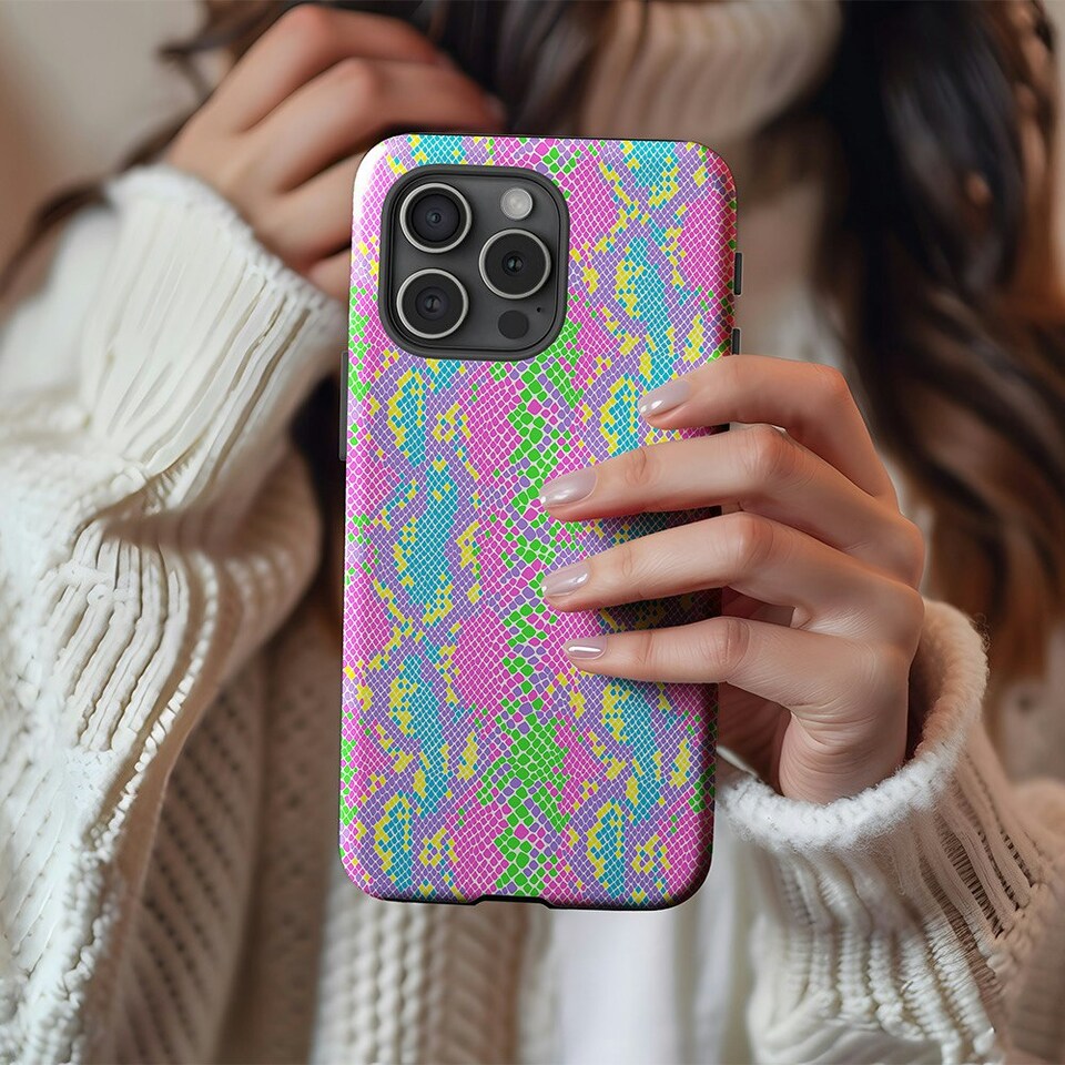image 1 of Punky Lizard Phone Case | Multi | iPhone 15 Plus
Slim | iPhone 15 Plus
Slim