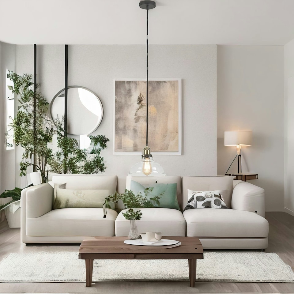 image 1 of Industrial Antique Brass Effect Glass Light Shade Clear