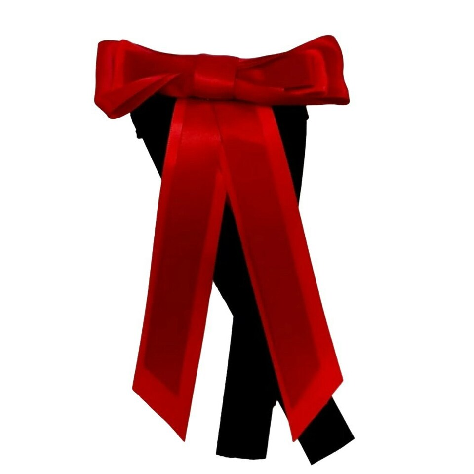 ShowQuest Bell Horse Tail Bow - Red - One Size