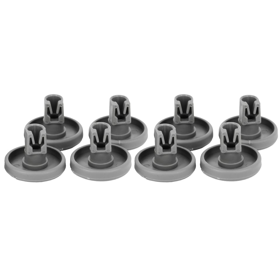image 1 of SPARES2GO Basket Wheels compatible with Lamona Dishwasher 40mm x 8
