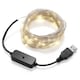 image 1 of Auraglow Micro LED String Lights - USB - 10 Metres | White | Black