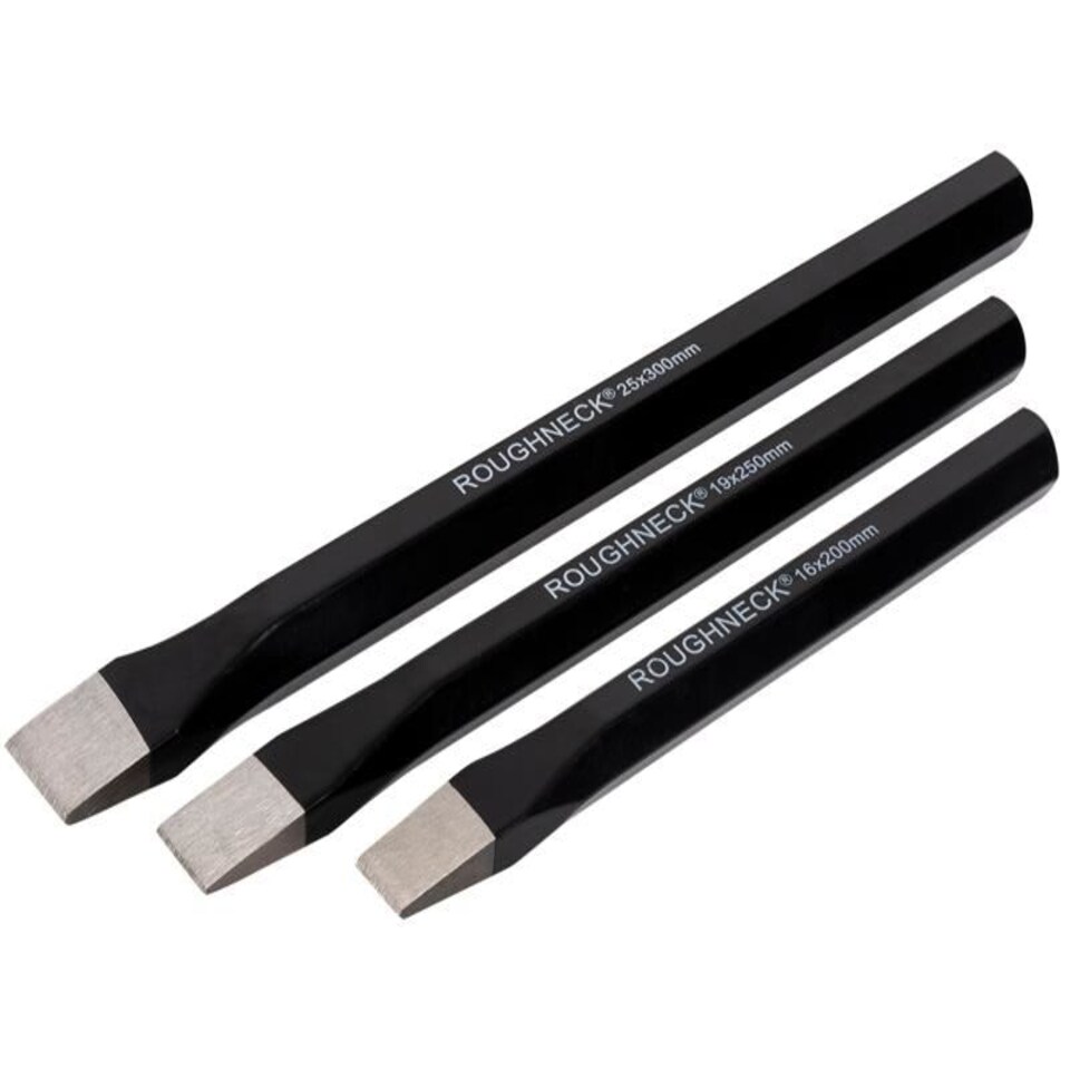 image 1 of Roughneck - Cold Chisel 3 Piece Set 200mm  250mm & 300mm