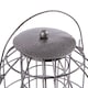 image 2 of Redwood Squirrel-Proof Metal Fatball Bird Feeder - Grey