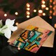 image 4 of Saxophone Player Jazz Music Musician Colourful Abstract Greeting Card