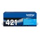 image 1 of Brother TN421 Cyan Toner Cartridge Blue | Brother TN421C Cyan Genuine Toner Cartridge