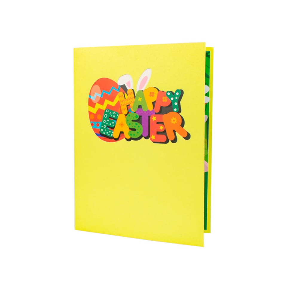 image 1 of Animal Party Springtime Cheer Celebration 3D Pop Up Easter Card