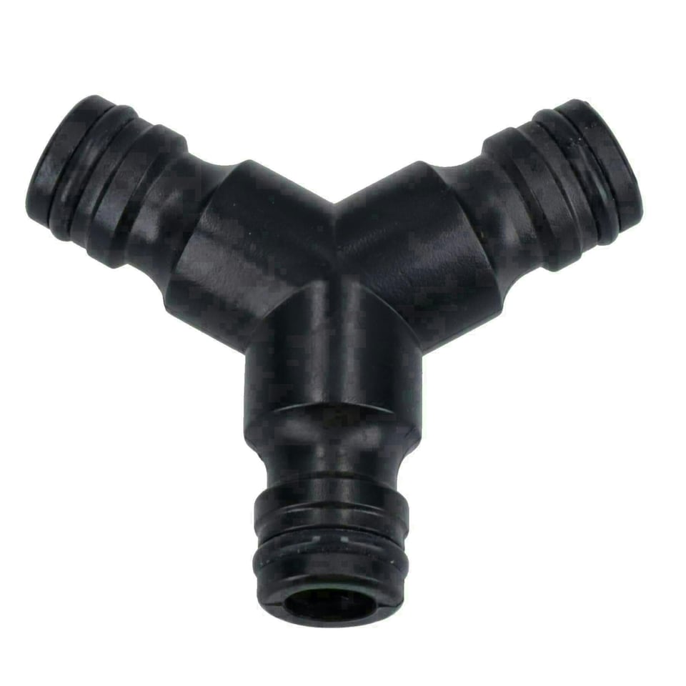 image 1 of 3 Way Garden Hose Pipe Coupler Connector Joiner Watering Water Pipes 20pc