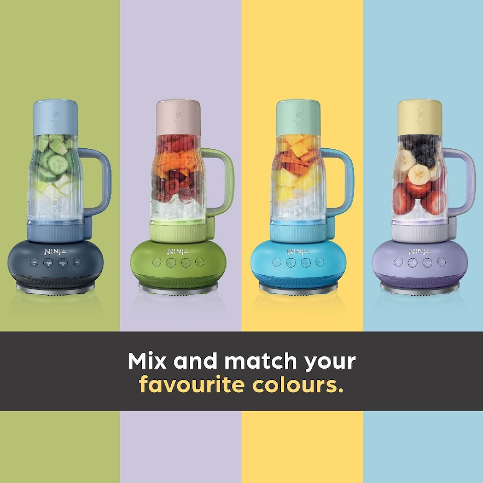 image 1 of Ninja BlendBoss Tumbler Blender Cyberspace DB351UKCY | Grey | Cyberspace | 1