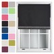 image 4 of FURNISHED Thermal Blackout Roller Blinds with Glitter Edge - (W)240cm x (L)210cm | Black | Black 1 | (W) 240cm x (L) 210cm