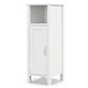 image 1 of COSTWAY Bathroom Floor Cabinet Freestanding Organizer White White