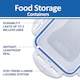 image 6 of LocknLock Food Storage Container Airtight Leakproof Microwave Safe Transparent Food Box 870ml