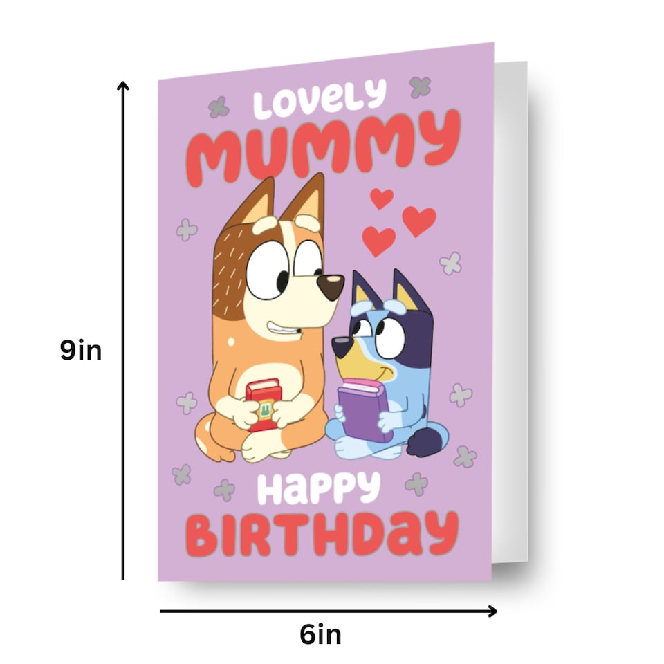 image 1 of Bluey Mummy Birthday Card
